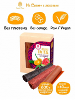 Ягодная пастила ассорти (облепиха, малина, чёрная смородина) Сибирский кедр, 100 г 