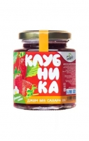 Джем без сахара Сам бы ел Клубника, 200 г  