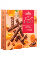 Фруктово-ореховые палочки Берестов А.С. Fruit Stiсks с курагой и миндалём, 175 г  