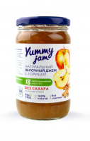  Яблочный джем с корицей без сахара Yummy jam, 350 г   