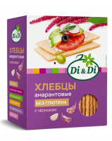 Хлебцы амарантовые с чесноком Di&Di, 195 г 