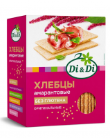 Хлебцы амарантовые без глютена Di&Di оригинальные, 195 г 