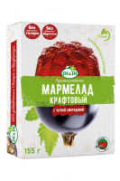 Мармелад Di&Di крафтовый с черной смородиной без сахара, 155 г 