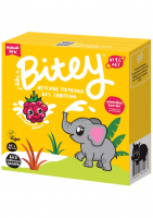 Bitey "Сливочная малина" Детское печенье без глютена и сахара, 125 г 