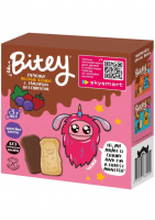 Печенье детское Bitey Лесные ягоды с глазурью, 125 г 