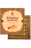 Конфеты грильяж Кедровые палочки в шоколадной глазури Сибирский кедр, 120 г 