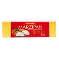 Multibar Батончик марципан без сахара в молочном шоколаде, 50 г 