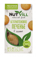 NutVill Песочное безглютеновое печенье с солью, 85 г 